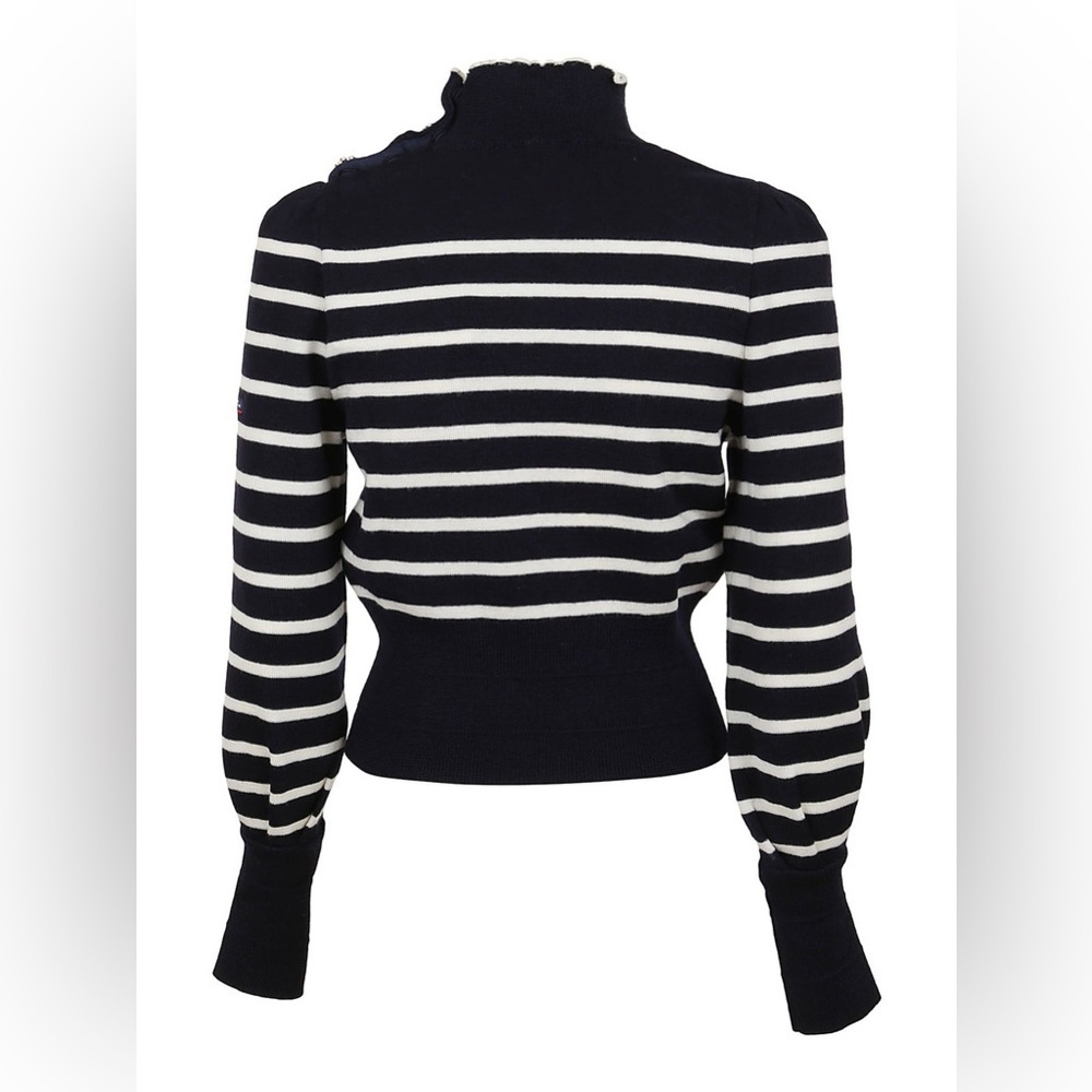 Marc Jacobs x Armor Lux Virgin Wool Striped Sweater Sz M - Picture 3 of 4